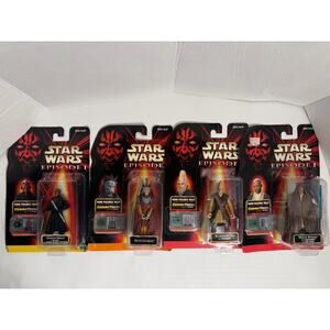 Vintage 90s Packaged Star Wars 4pack Action Figure Bundle